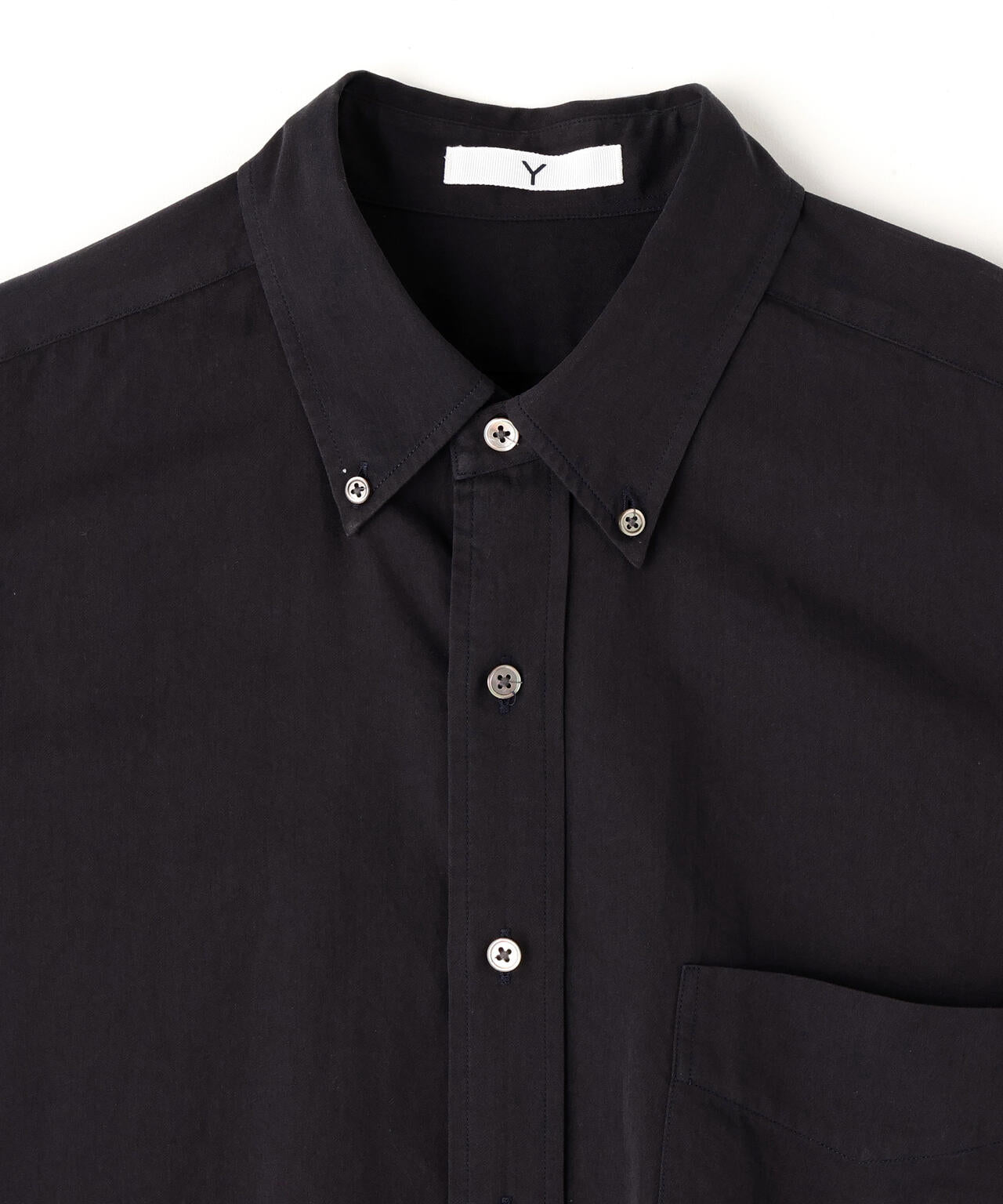 Ｙ / ORGANIC COTTON WASHER SATIN SHIRT