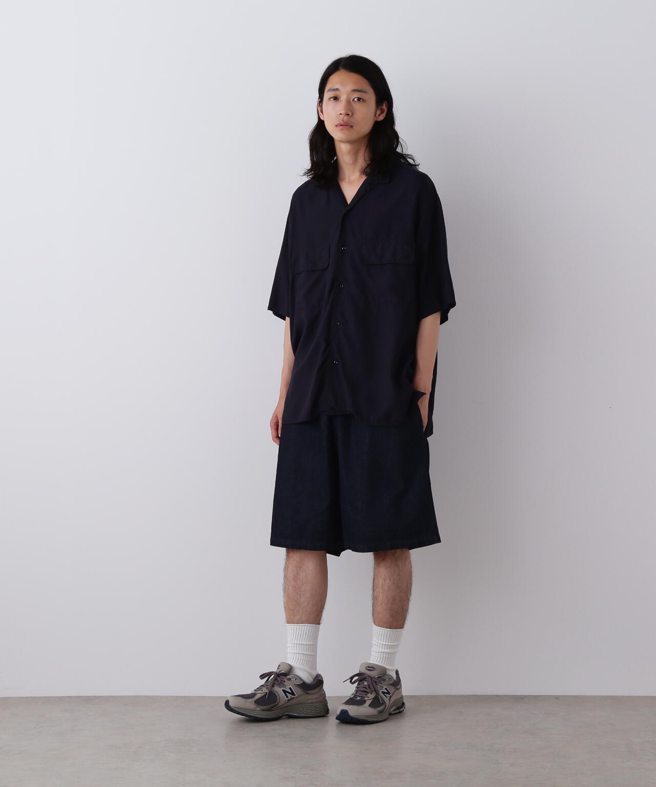 Ｙ / ORGANIC COTTON LIGHT DENIM SHORTS