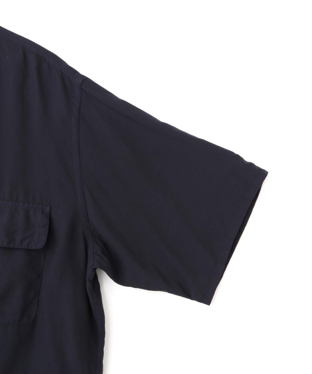 Ｙ / TENCEL POPLIN OPEN COLLAR SHIRT