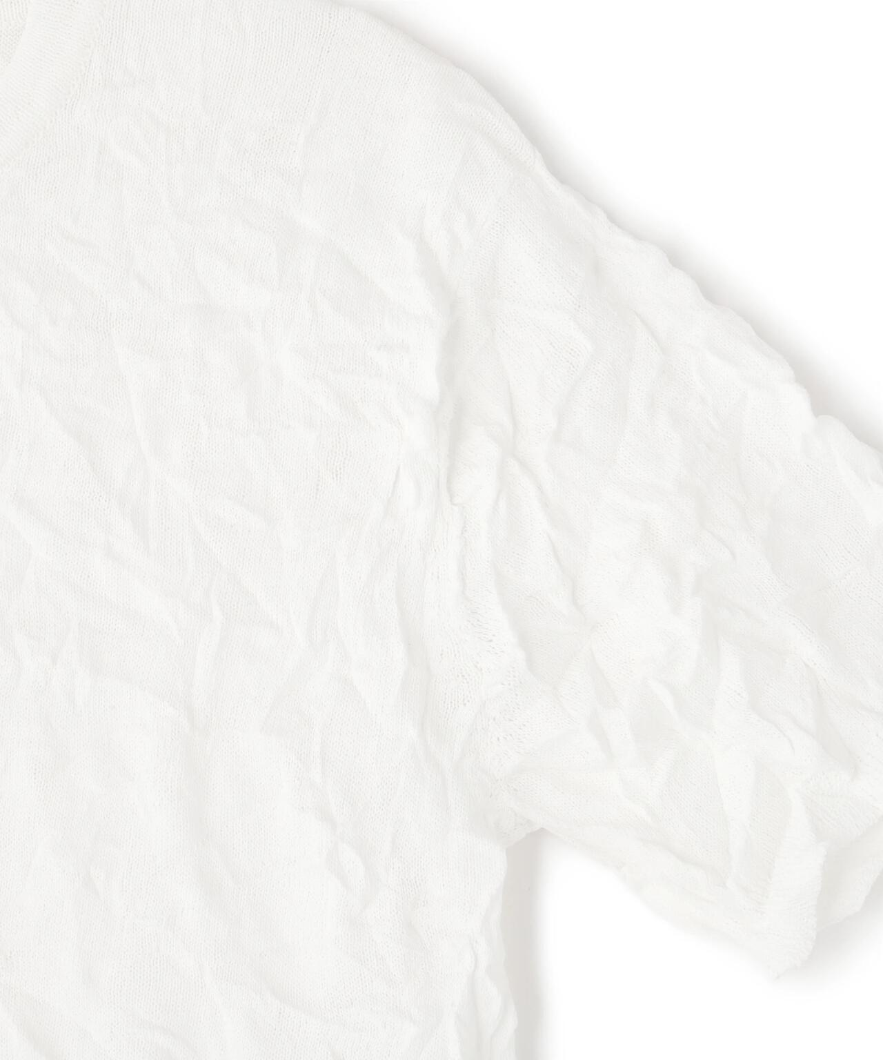 SAYAKA DAVIS / CRINKLED PETITE KNIT TEE