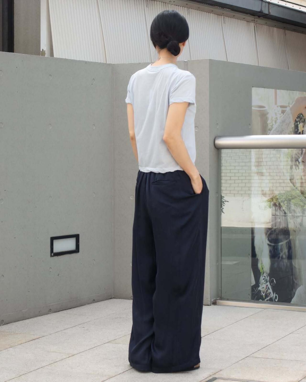 ATON / FRESCA SINGLE JERSEY TIGHT FIT T-SHIRT
