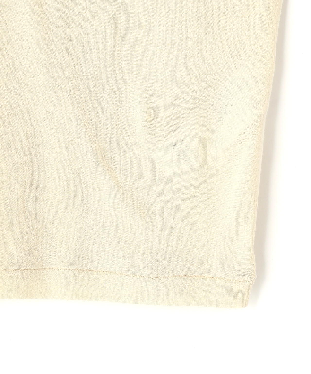 ATON / COTTON LINEN FRAISE OVERSIZED T-SHIRT