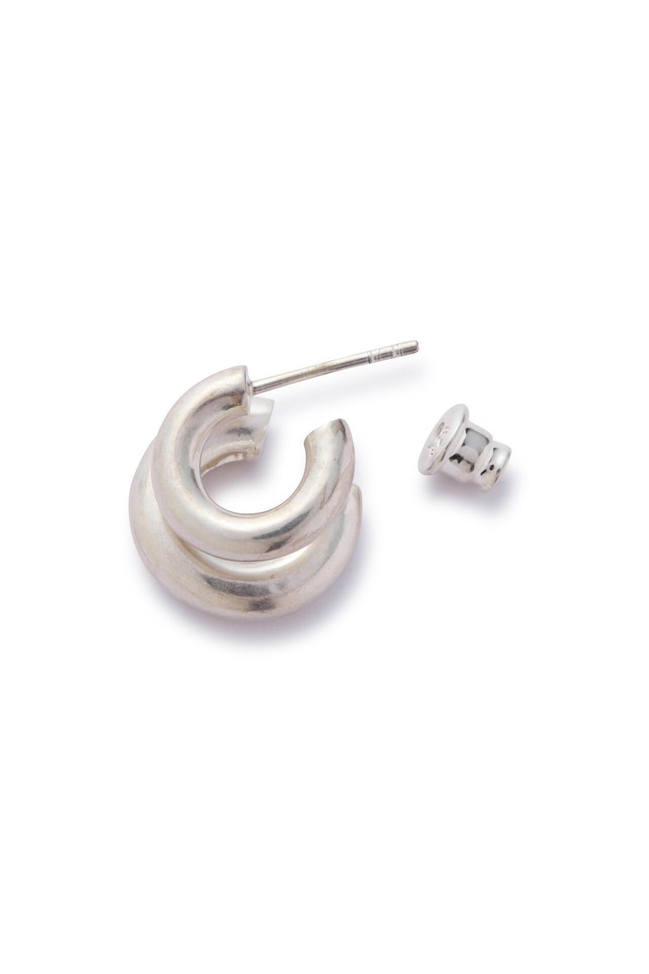 YLEVE / W CIRCLE EARRING /LEFT