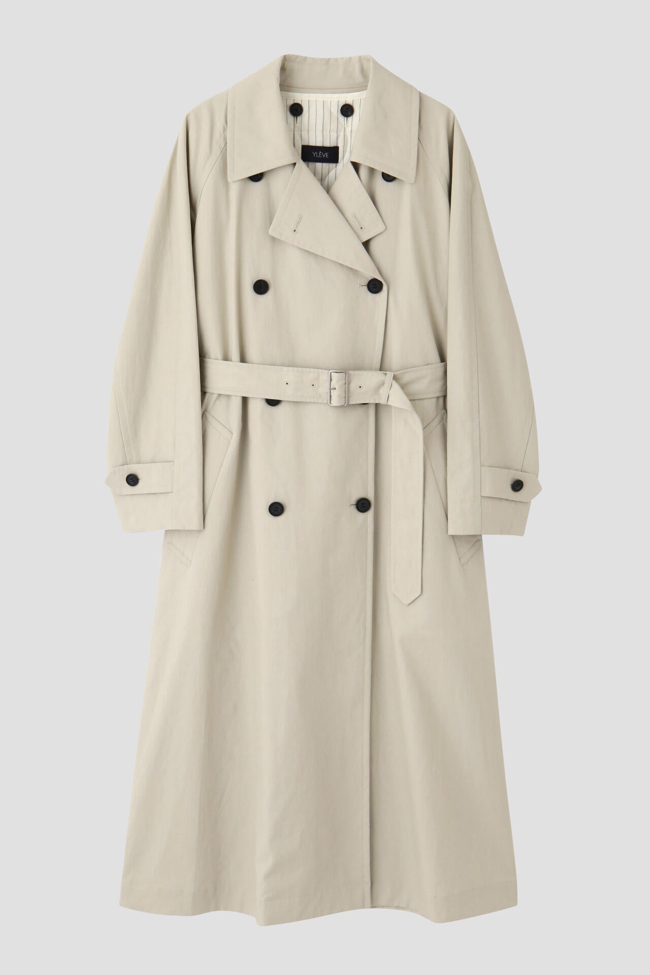 YLEVE / HIGHDENSITY COTTON BROAD LINER COAT