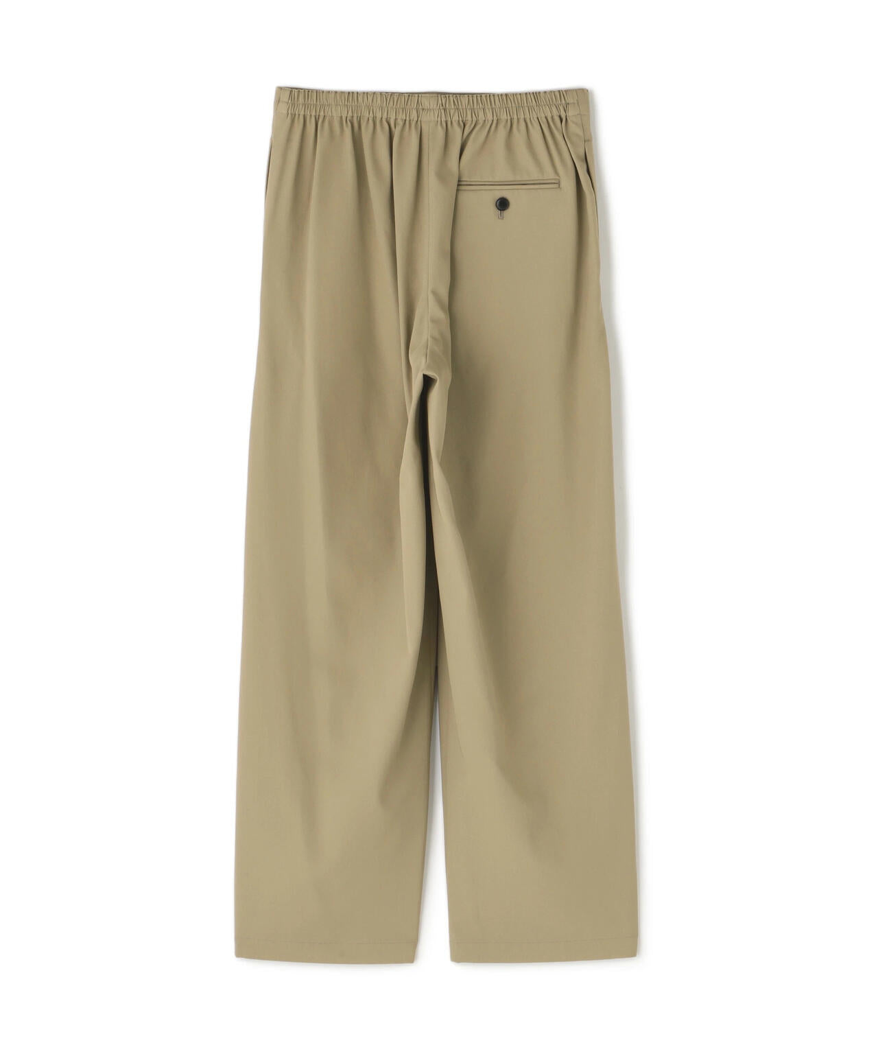 YLEVE / HIGH TWISTED COTTON GABA EASY TROUSERS
