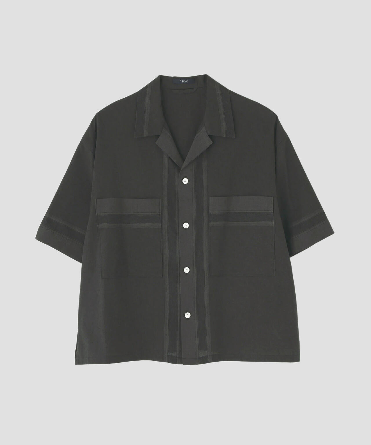 YLEVE / DOBBY STRIPE CHAMBRAY SHIRT