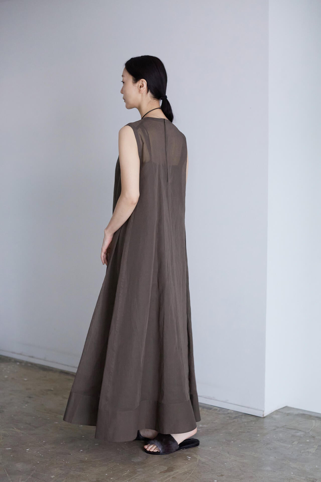 [別注] YLEVE / GAS SINGEING COTTON BOIL ORGANDY ONE PIECE