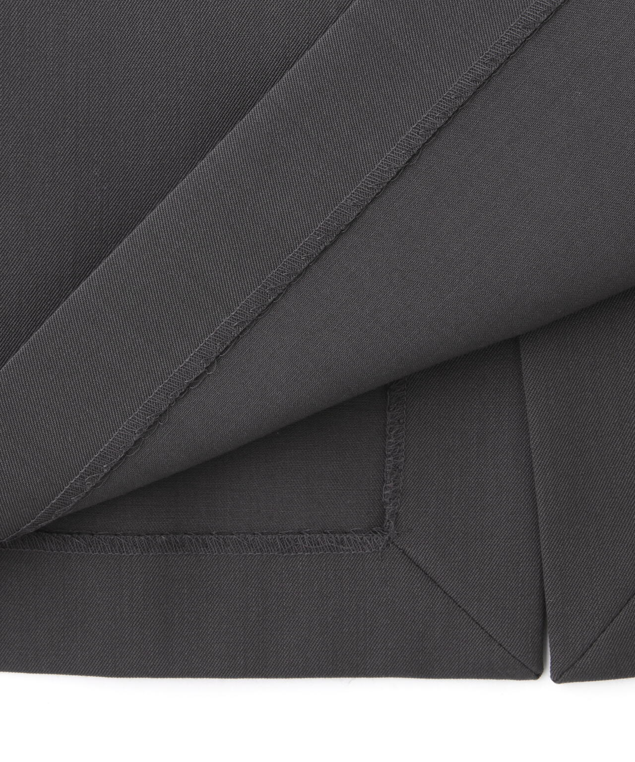 YLEVE / MERINO WOOL TWILL WRAP SKIRT