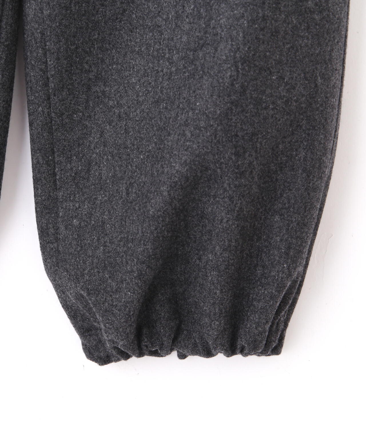 YLEVE / SUPER120's WOOL FLANNEL EASY TROUSERS