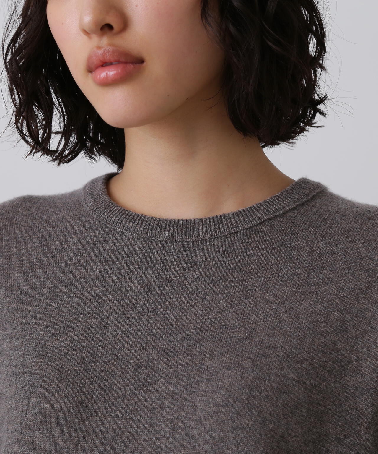 YLEVE / CASHMERE KNIT T‐SHIRT