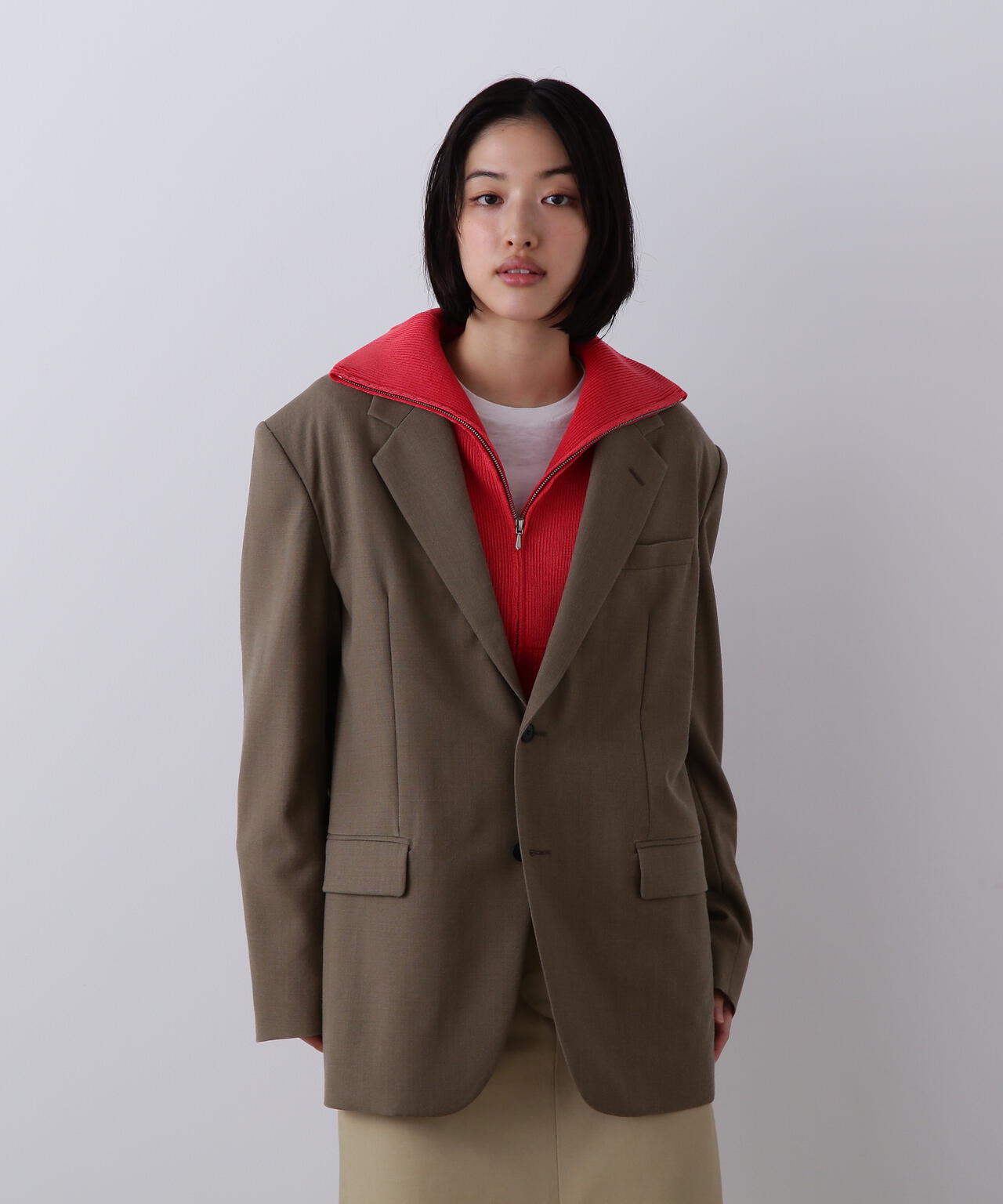 YLEVE / VINTAGE PIGMENTDYE WOOL JACKET