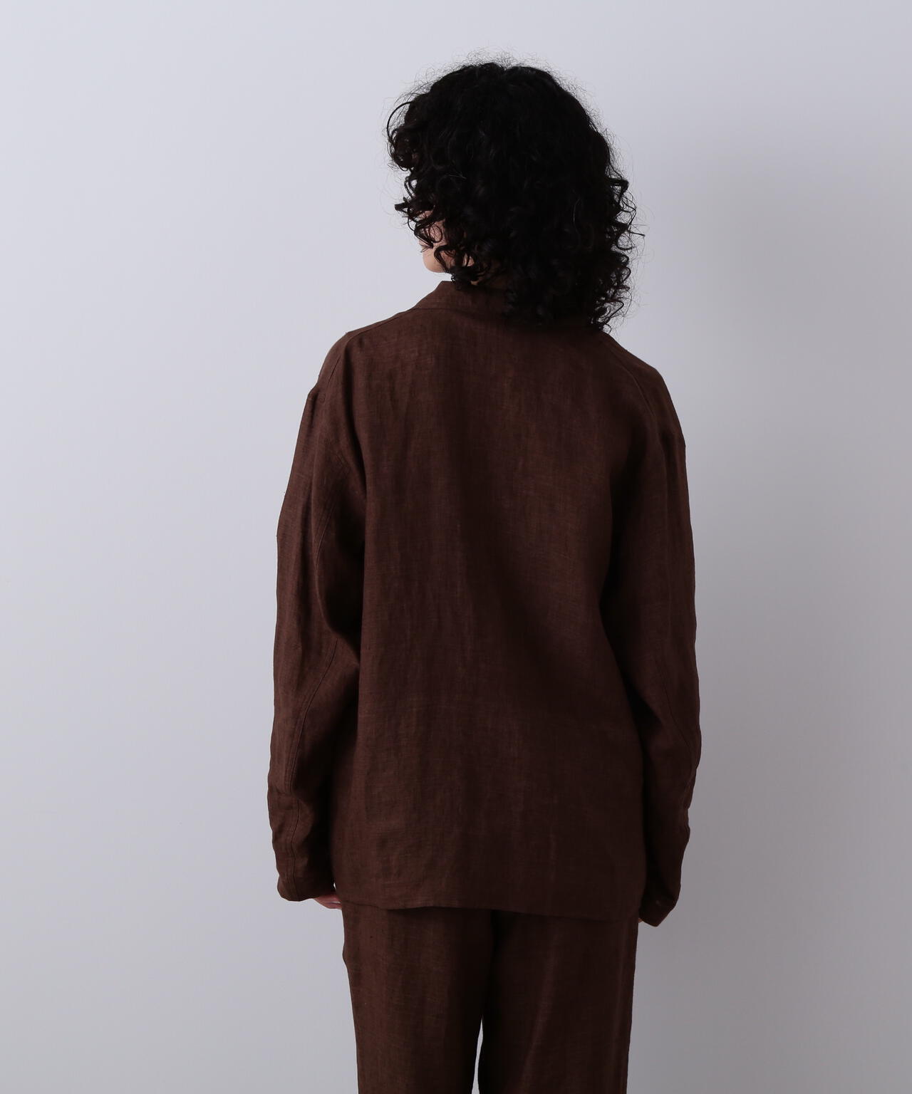 YLEVE / LINEN POPLIN JACKET