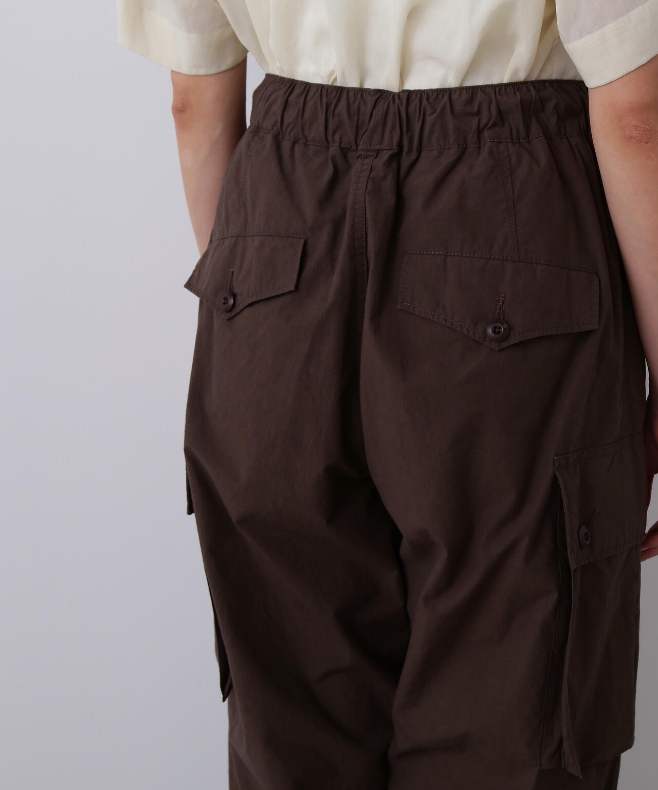 YLEVE / HIGH DENSITY TYPEWRITER COTTON CARGO PANTS