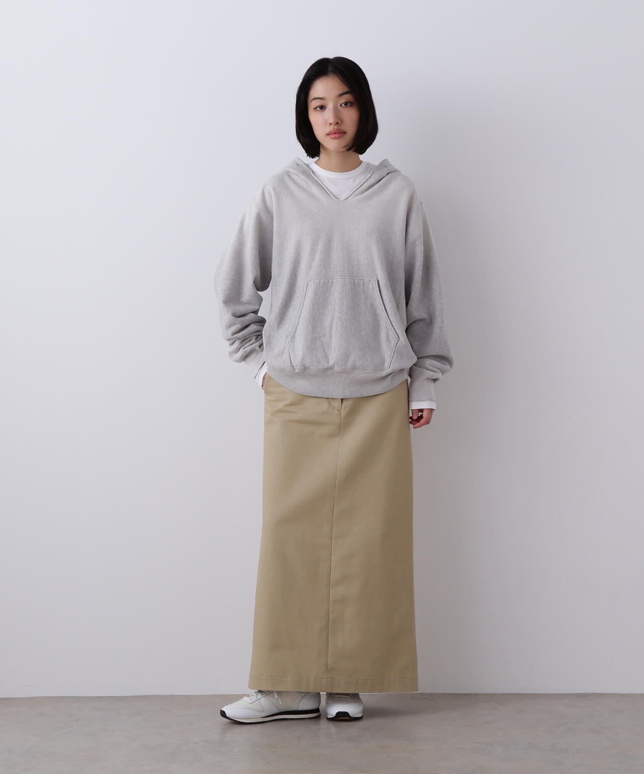 YLEVE / ORGANIC COTTON SUN FADED SWEAT HOODIE