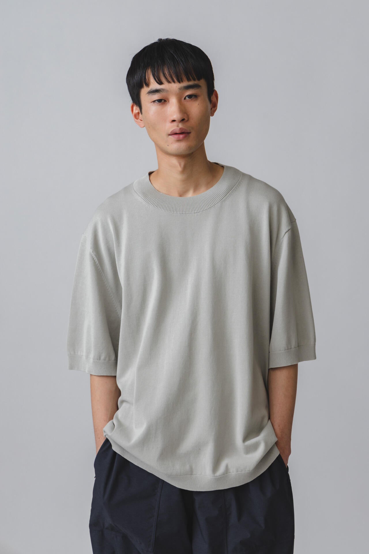 ［別注］STUDIO NICHOLSON / ICE COTTON 12GG SHORT SLEEVE T SHIRT