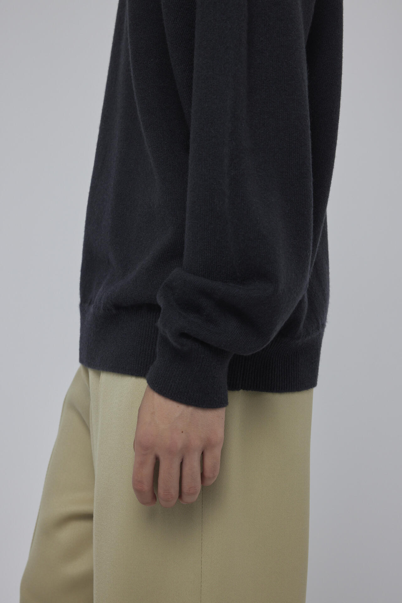 ［別注］Yonetomi / NEW BASIC CASHMERE KNIT P/O