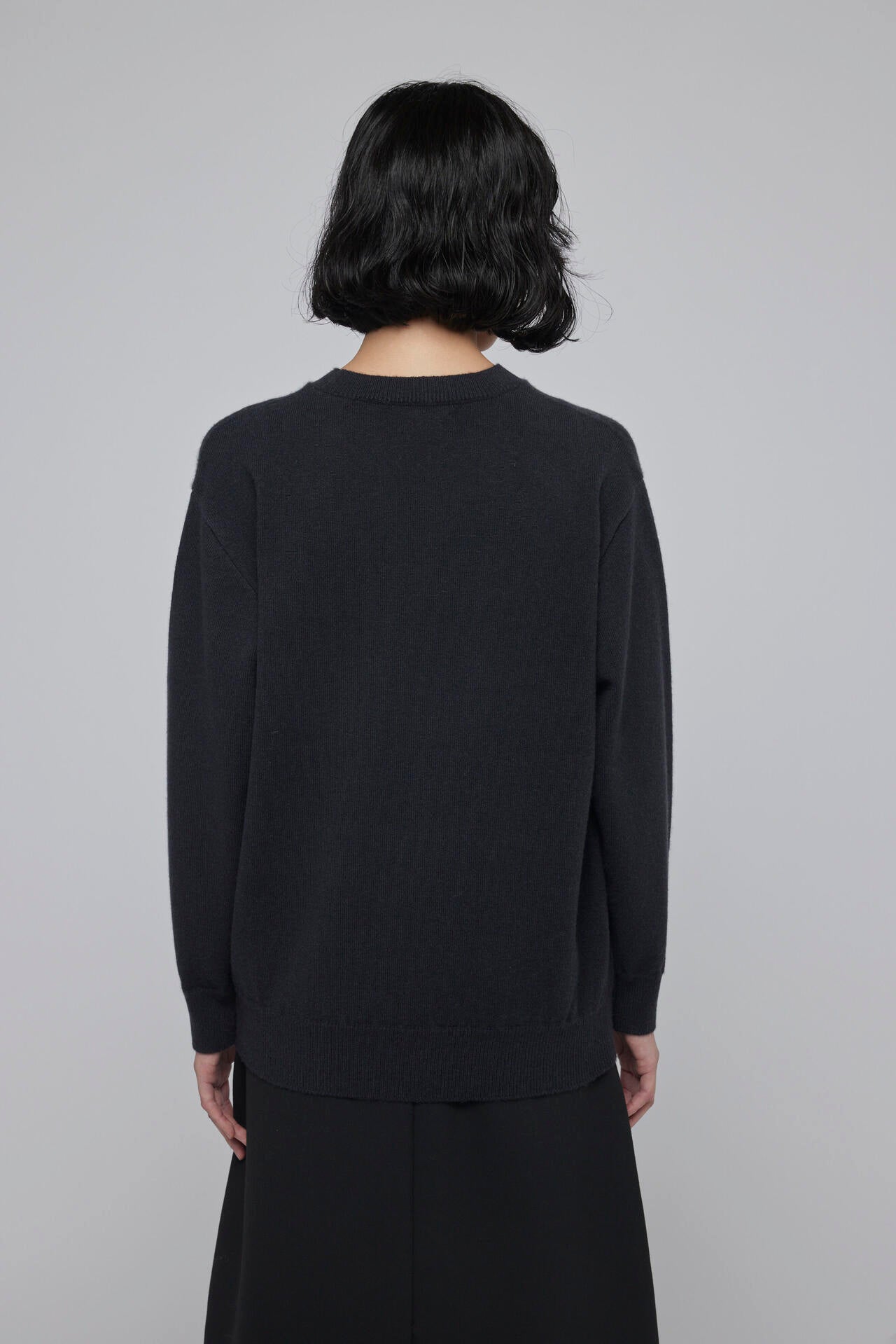 ［別注］Yonetomi / NEW BASIC CASHMERE KNIT P/O