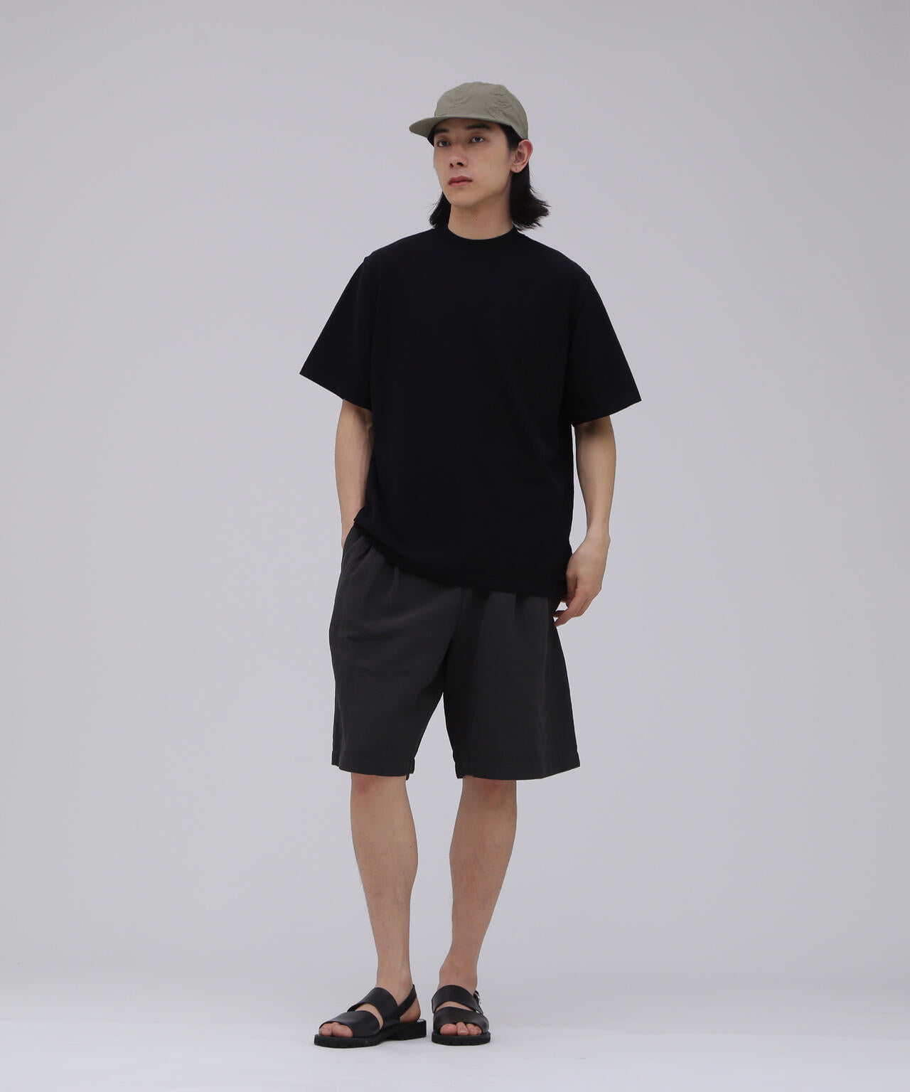 KIJIMA TAKAYUKI / COTTON SILK ELASTIC BACK 6PANEL CAP