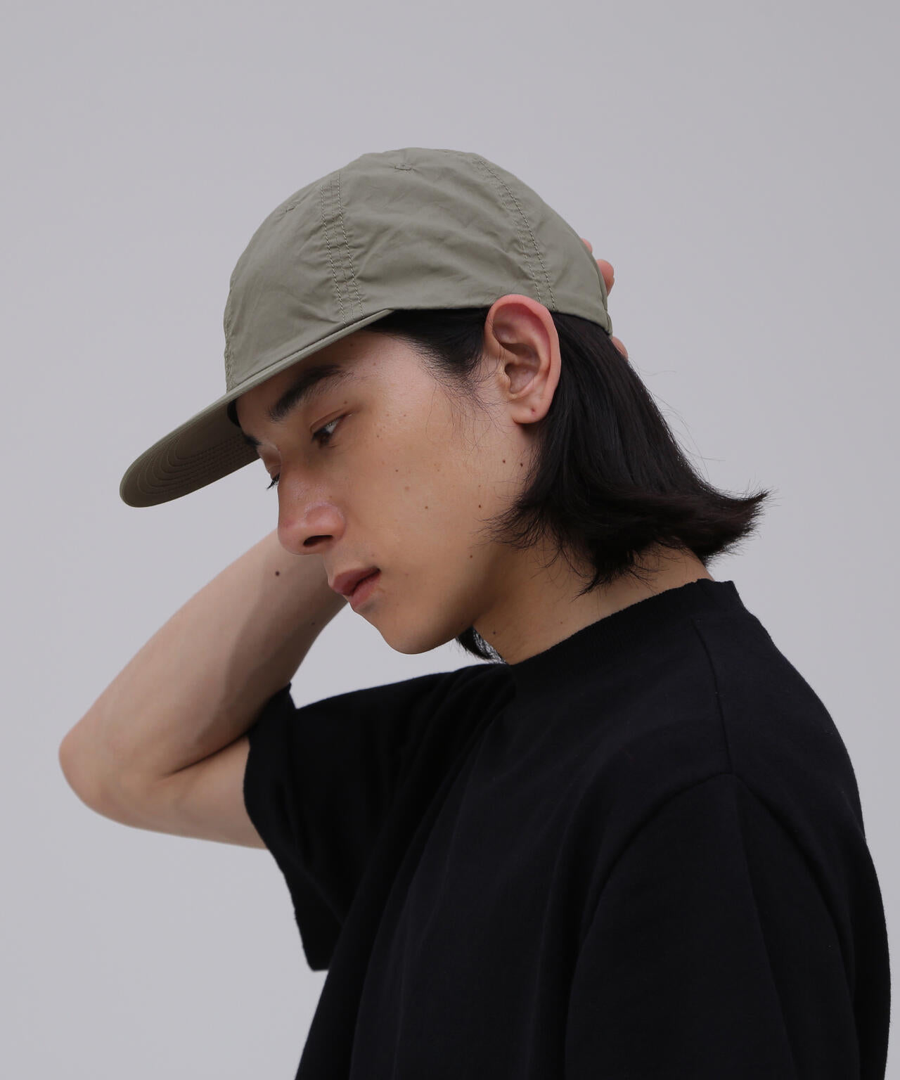 KIJIMA TAKAYUKI / COTTON SILK ELASTIC BACK 6PANEL CAP