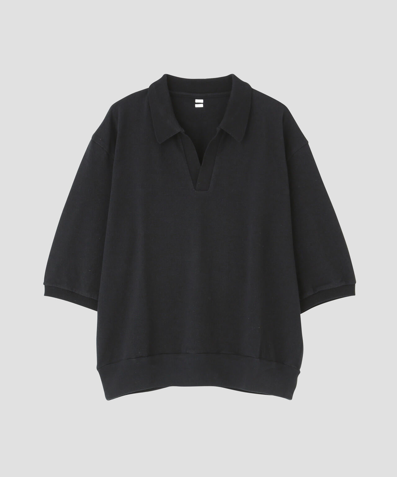 blurhms / COTTON SILK NEP SKIPPER CROPPED SLEEVE