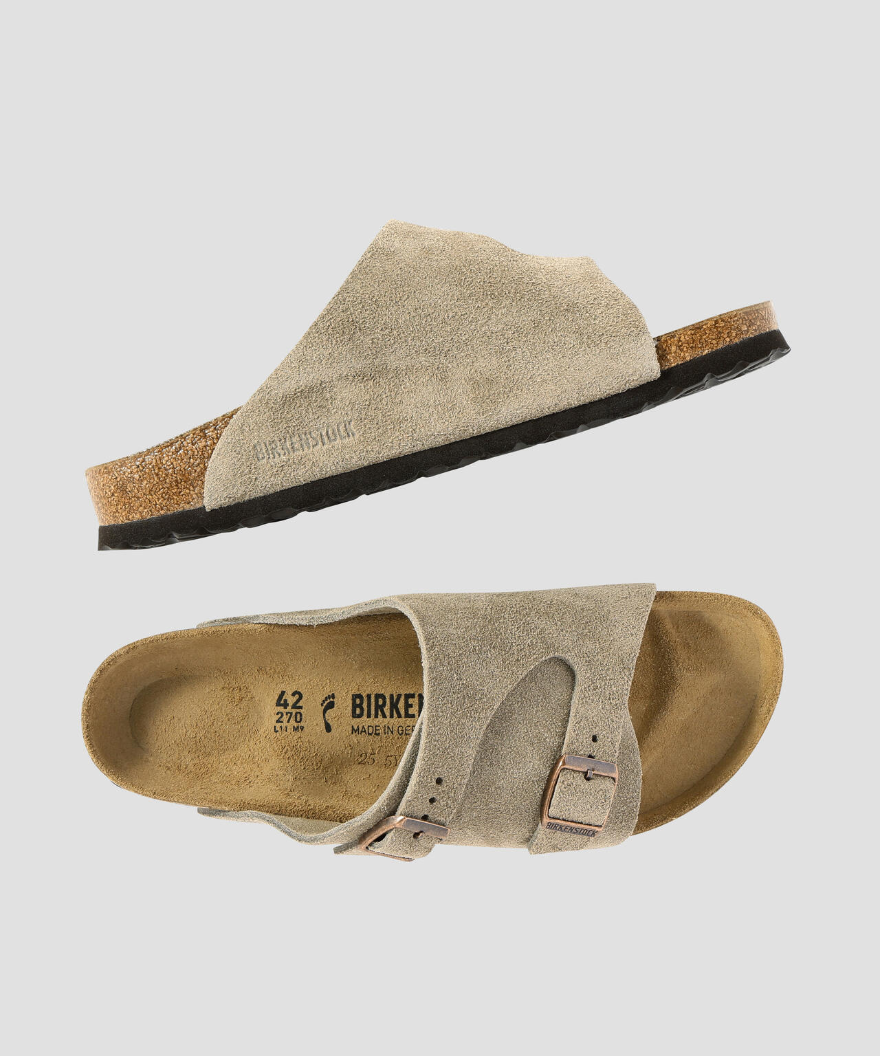 BIRKENSTOCK / Zürich LEVE TAUPE MEN