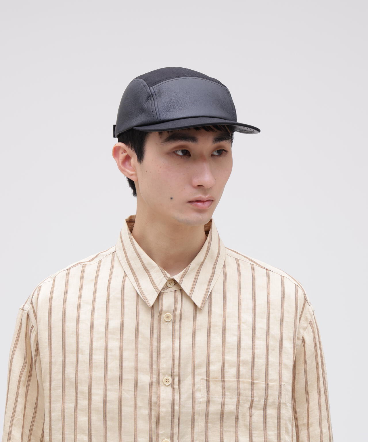 KIJIMA TAKAYUKI / PARAFFIN DUCK & GOAT SKIN JET CAP
