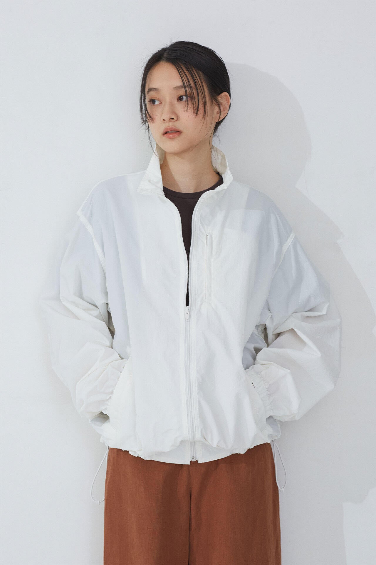 Ｙ / RECYCLE NYLON MIX TAFFETA BZ