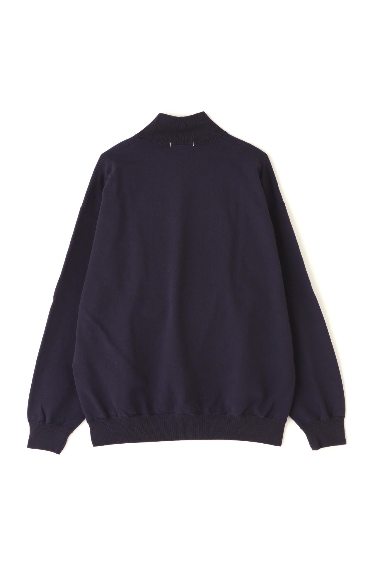 Ｙ / ORGANIC COTTON BLEND HEAVY WEIGHT FLEECE TURTLE NECK