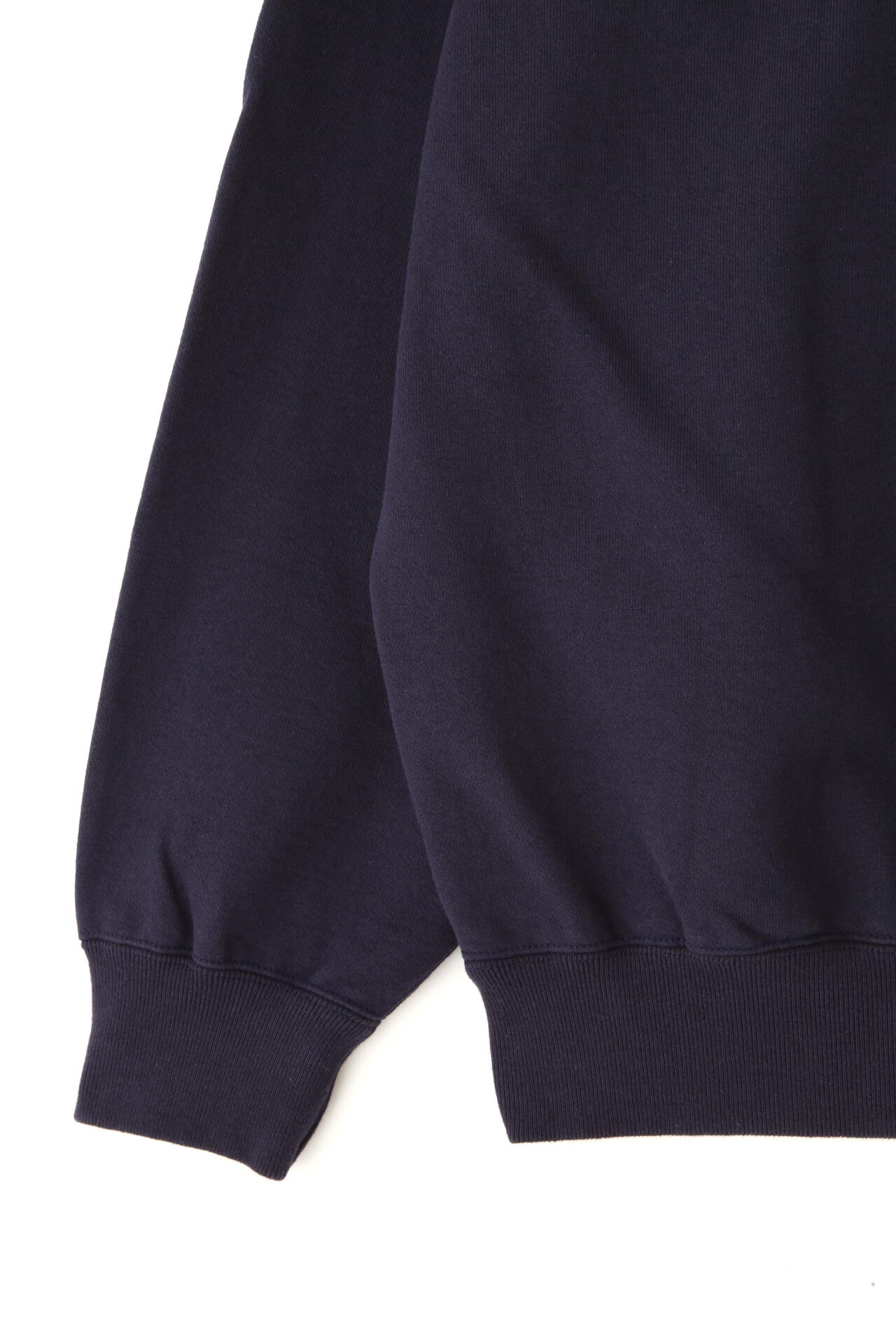 Ｙ / ORGANIC COTTON BLEND HEAVY WEIGHT FLEECE TURTLE NECK