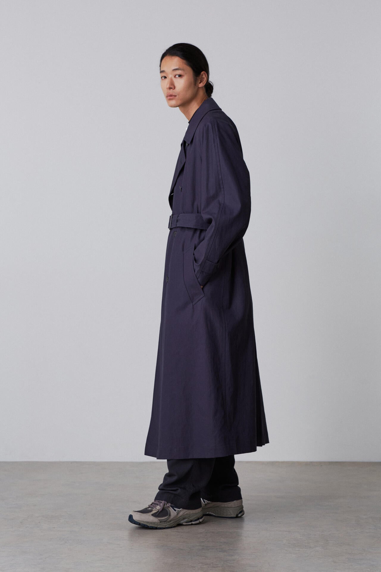 YLEVE / HIGHDENSITY COTTON BROAD LINER COAT