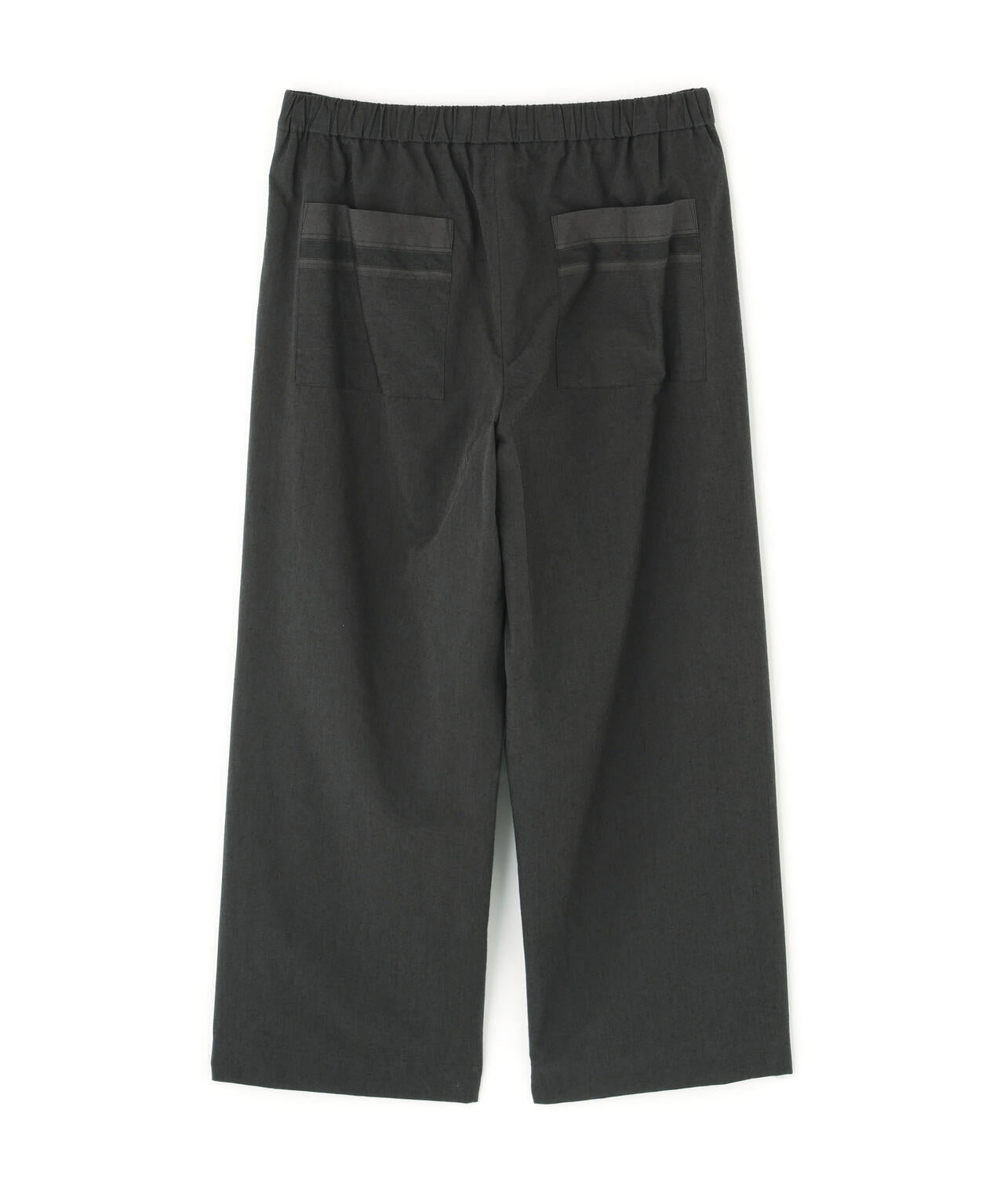 YLEVE / DOBBY STRIPE CHAMBRAY EASY TROUSERS