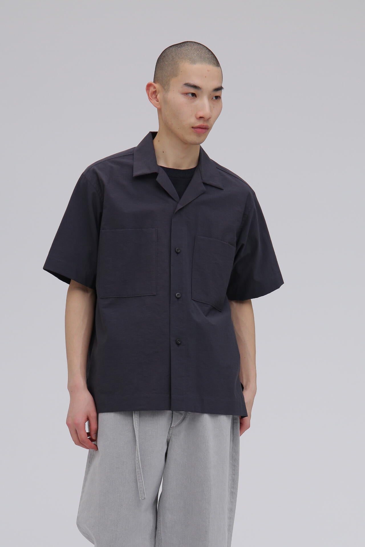 YLEVE / COTTON NYLON WASHER SHIRT