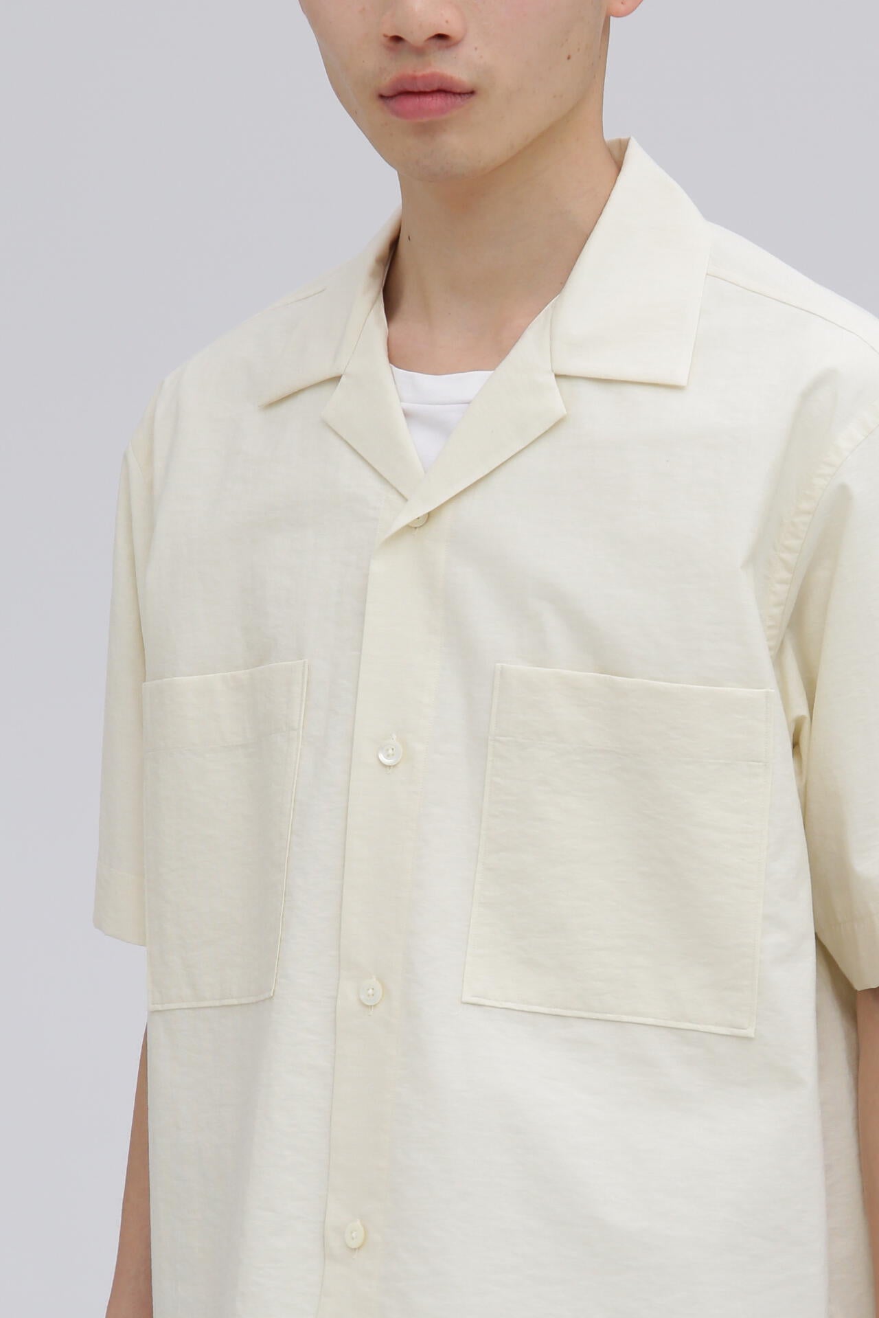 YLEVE / COTTON NYLON WASHER SHIRT