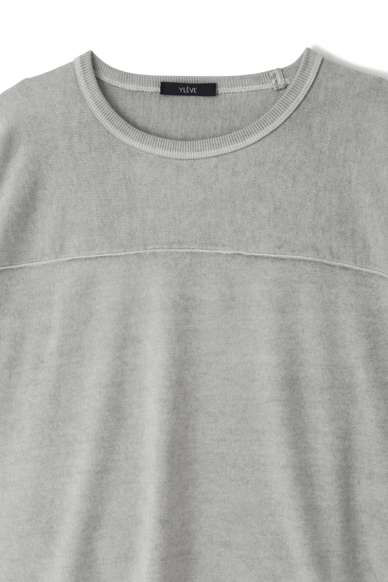 YLEVE / OPEN END COTTON PIGMENT DYE LONG SLEEVE T-SHIRT