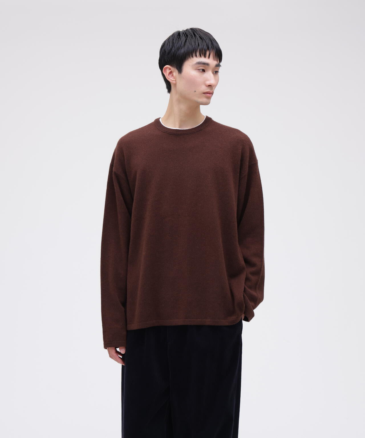 YLEVE / CASHMERE KNIT T‐SHIRT