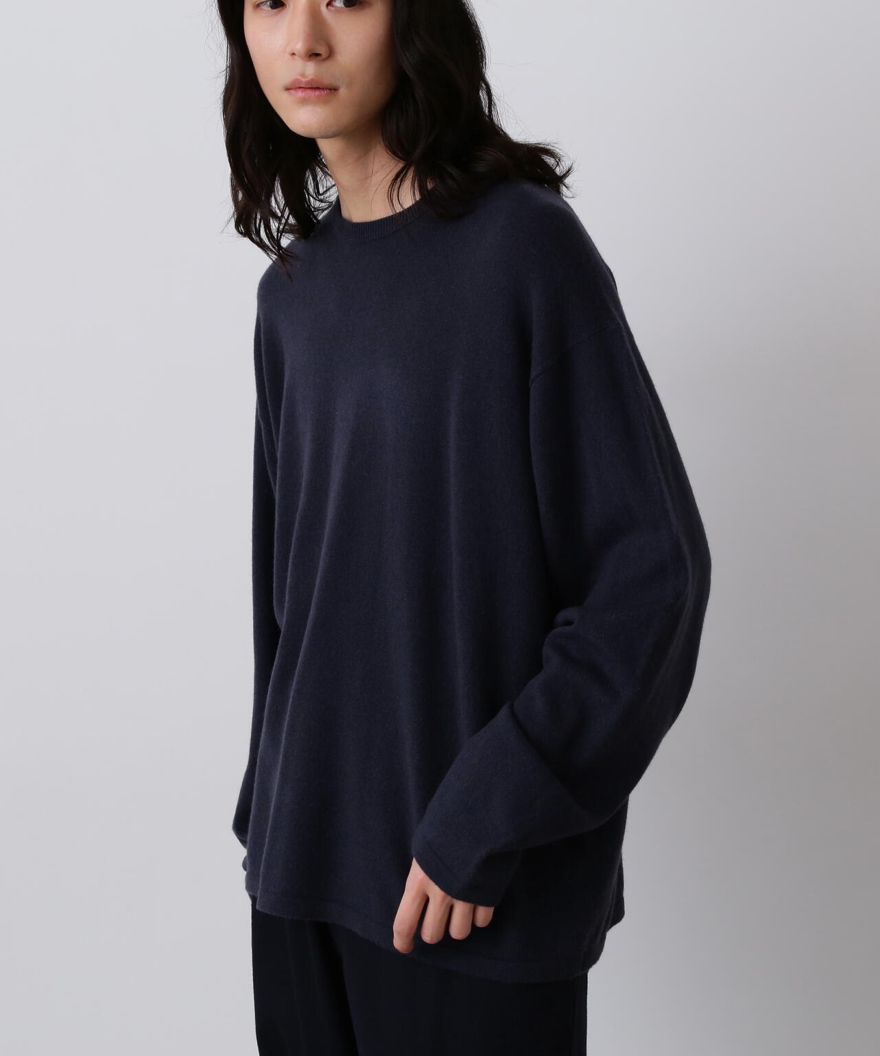 YLEVE / CASHMERE KNIT T‐SHIRT