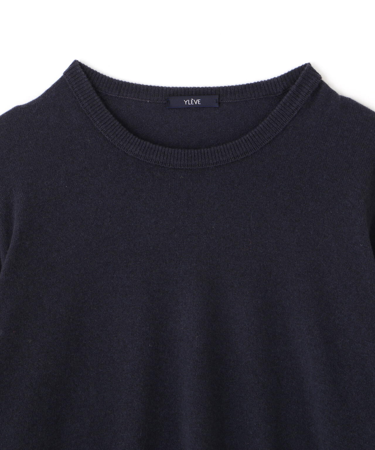 YLEVE / CASHMERE KNIT T‐SHIRT
