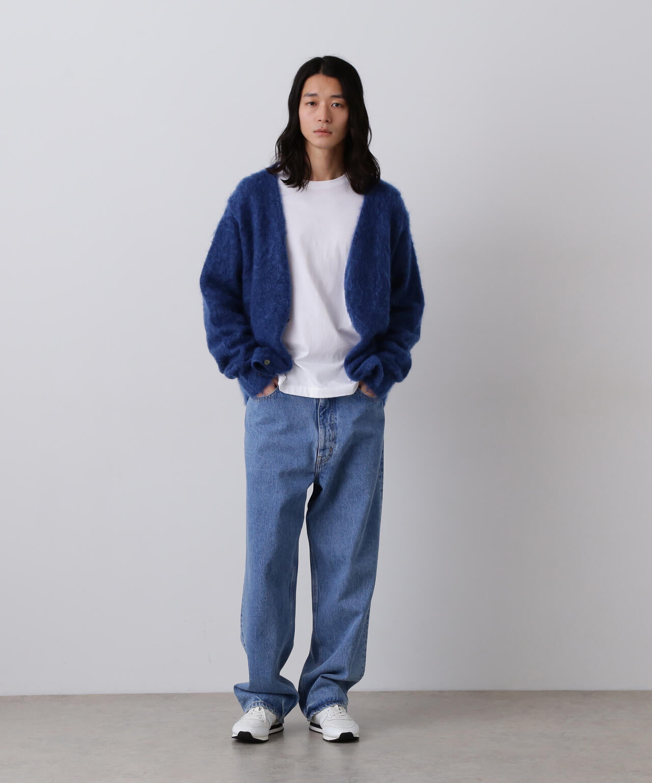 YLEVE / MOHAIR NAPPING KNIT CARDIGAN