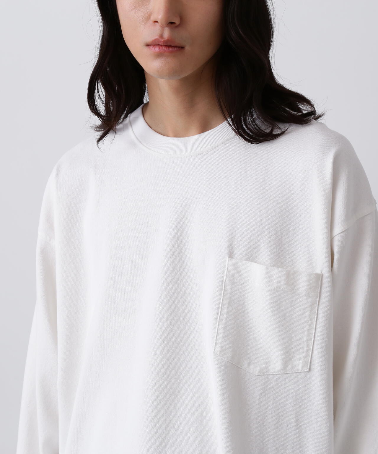 YLEVE / OPEN END COTTON PIGMENT DYE PULL OVER
