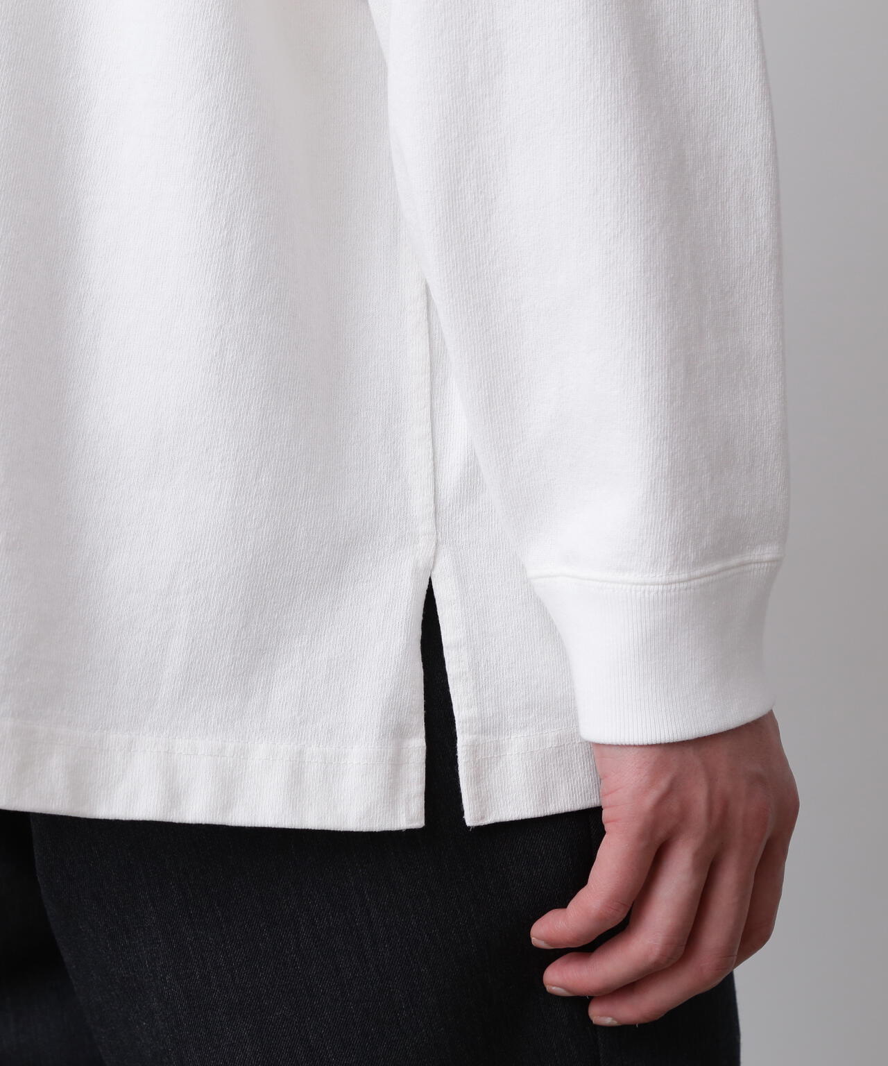YLEVE / OPEN END COTTON PIGMENT DYE PULL OVER