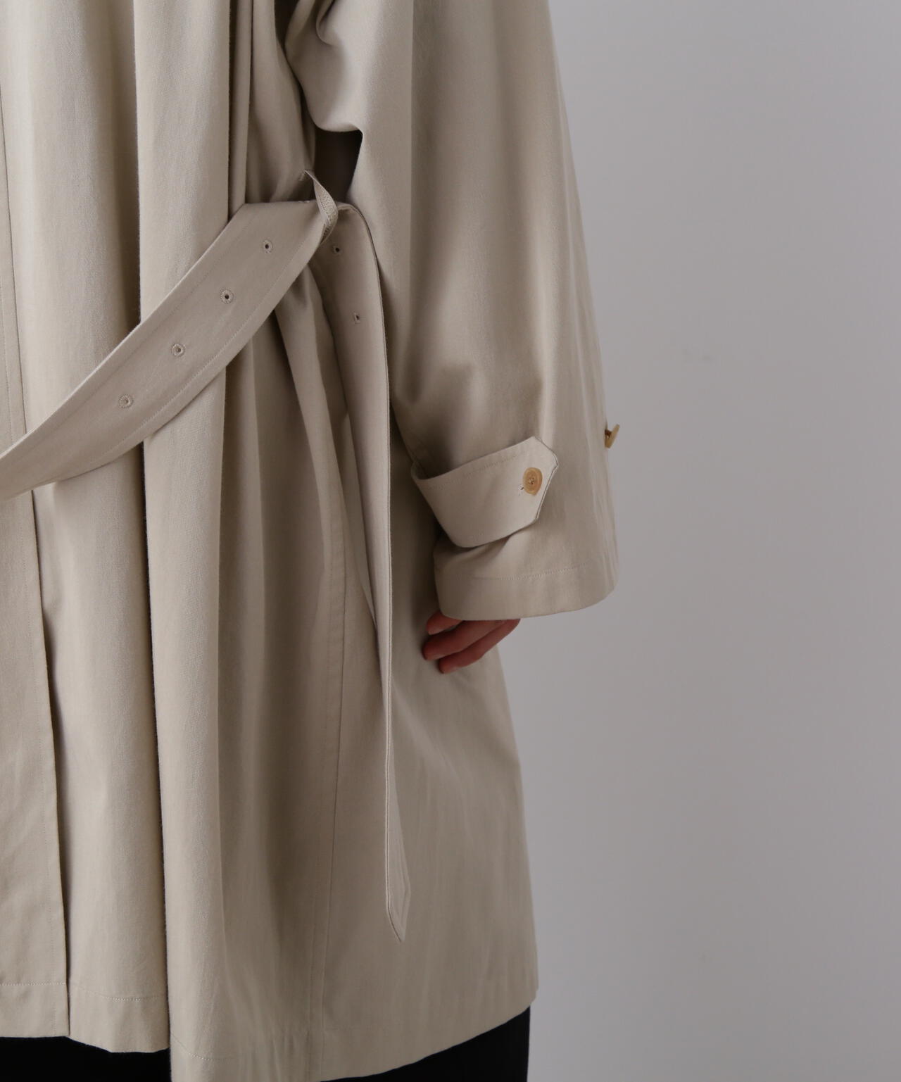YLEVE / COTTON BREND CHAMBRAY COAT