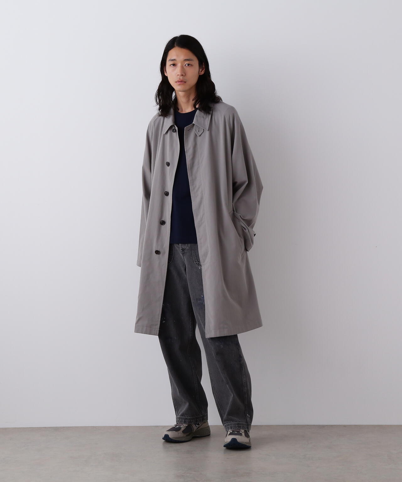 YLEVE / COTTON BREND CHAMBRAY COAT