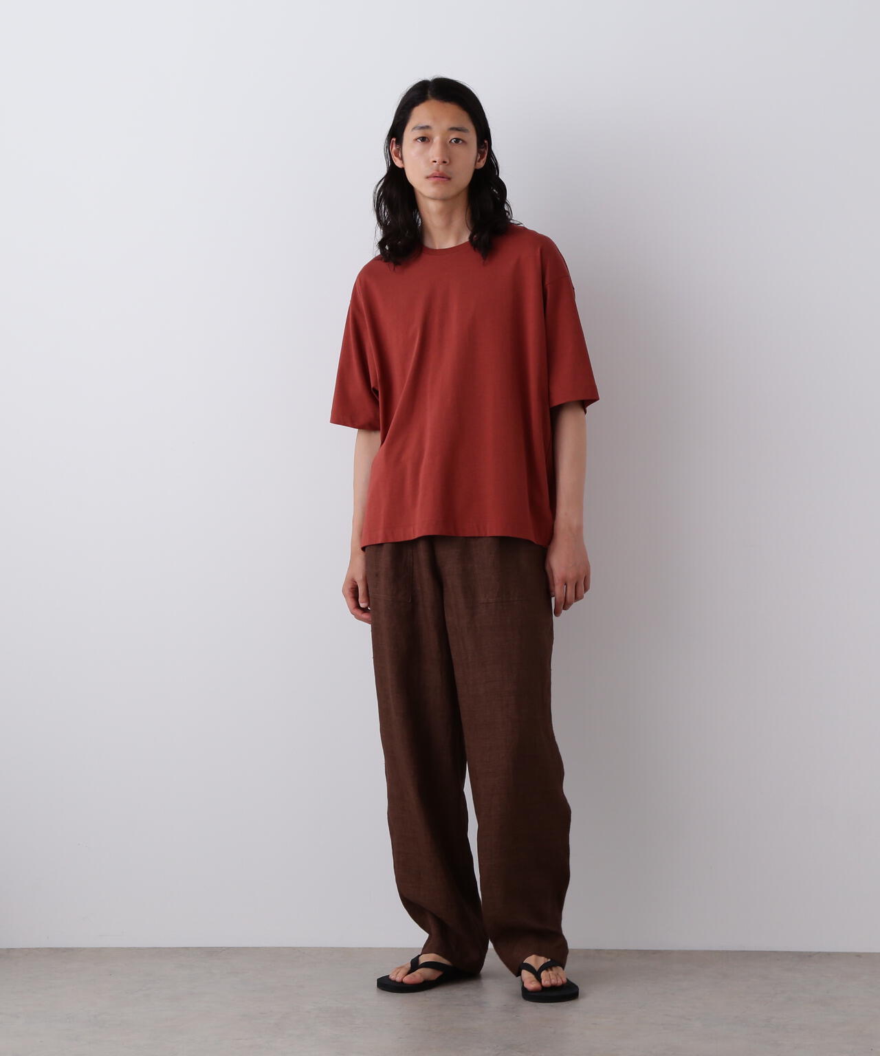 YLEVE / LINEN POPLIN PANTS