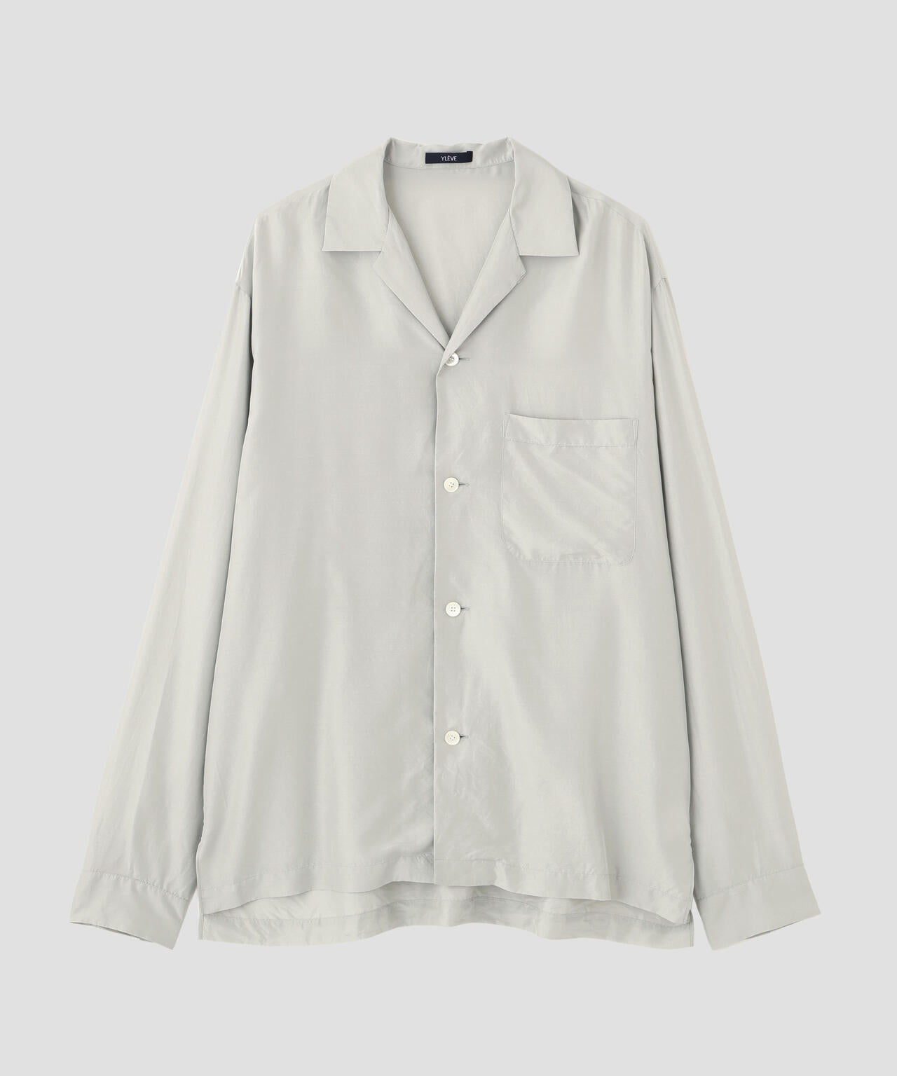 YLEVE / SILK HABUTAE PAJAMA SHIRT