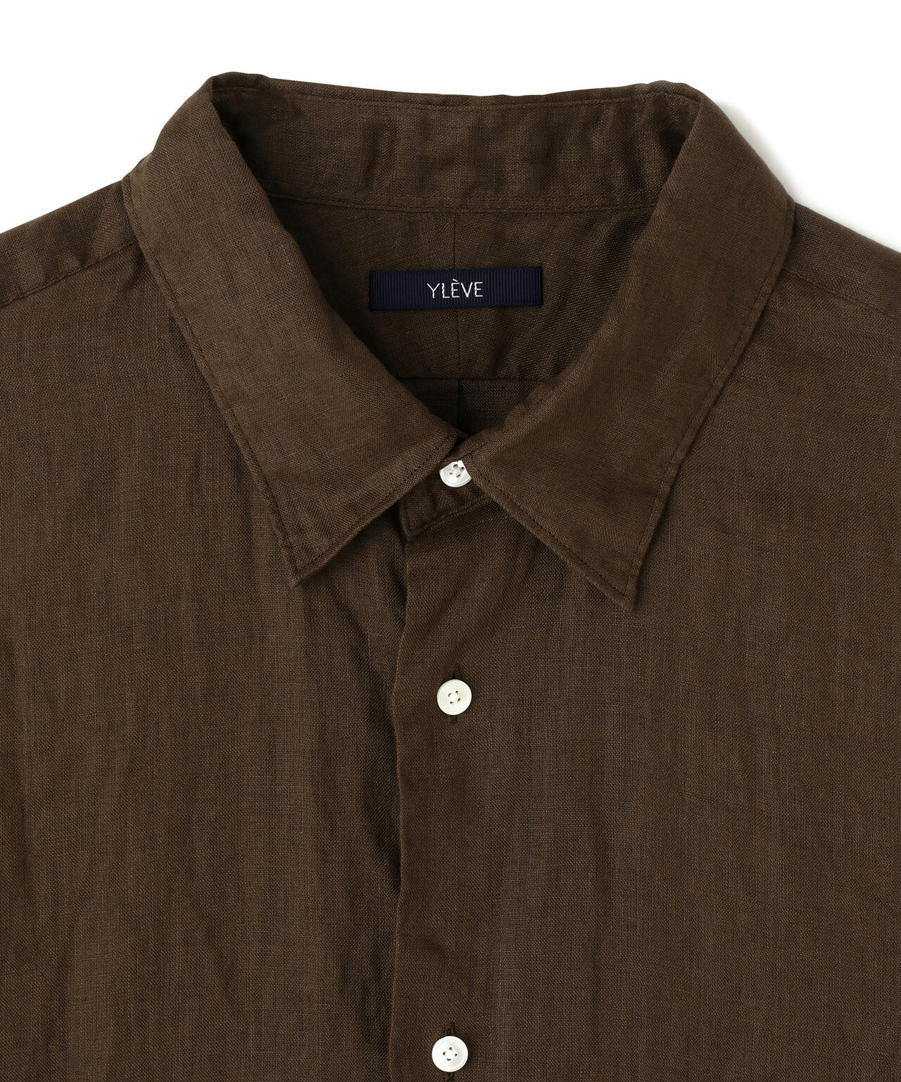 [限定]YLEVE / LINEN BROADCLOTH SHIRT