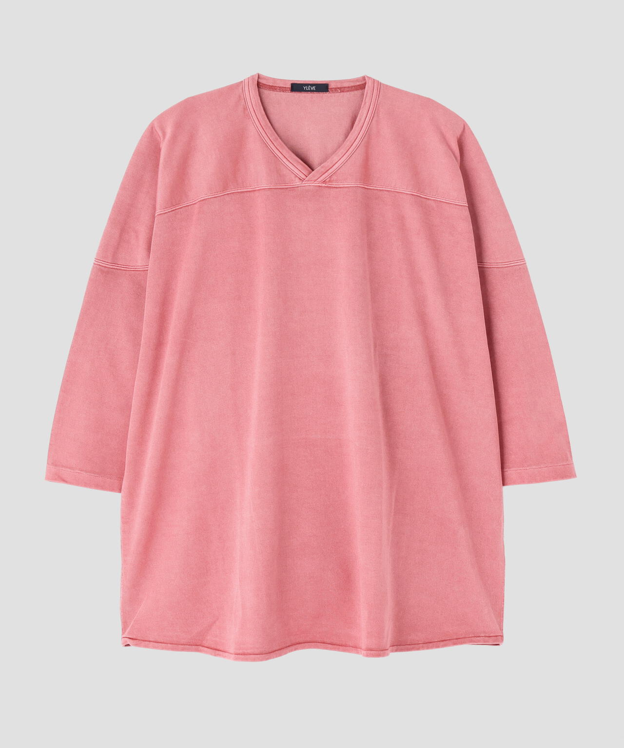 YLEVE / COTTON RAYON PIGMENT DYE HOCKEY PULLOVER