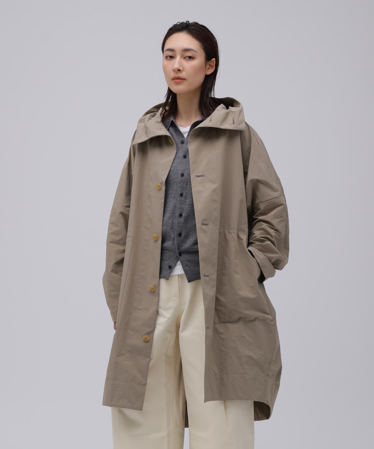 THE LIBRARY / [UNISEX] N/P WEATHER COAT
