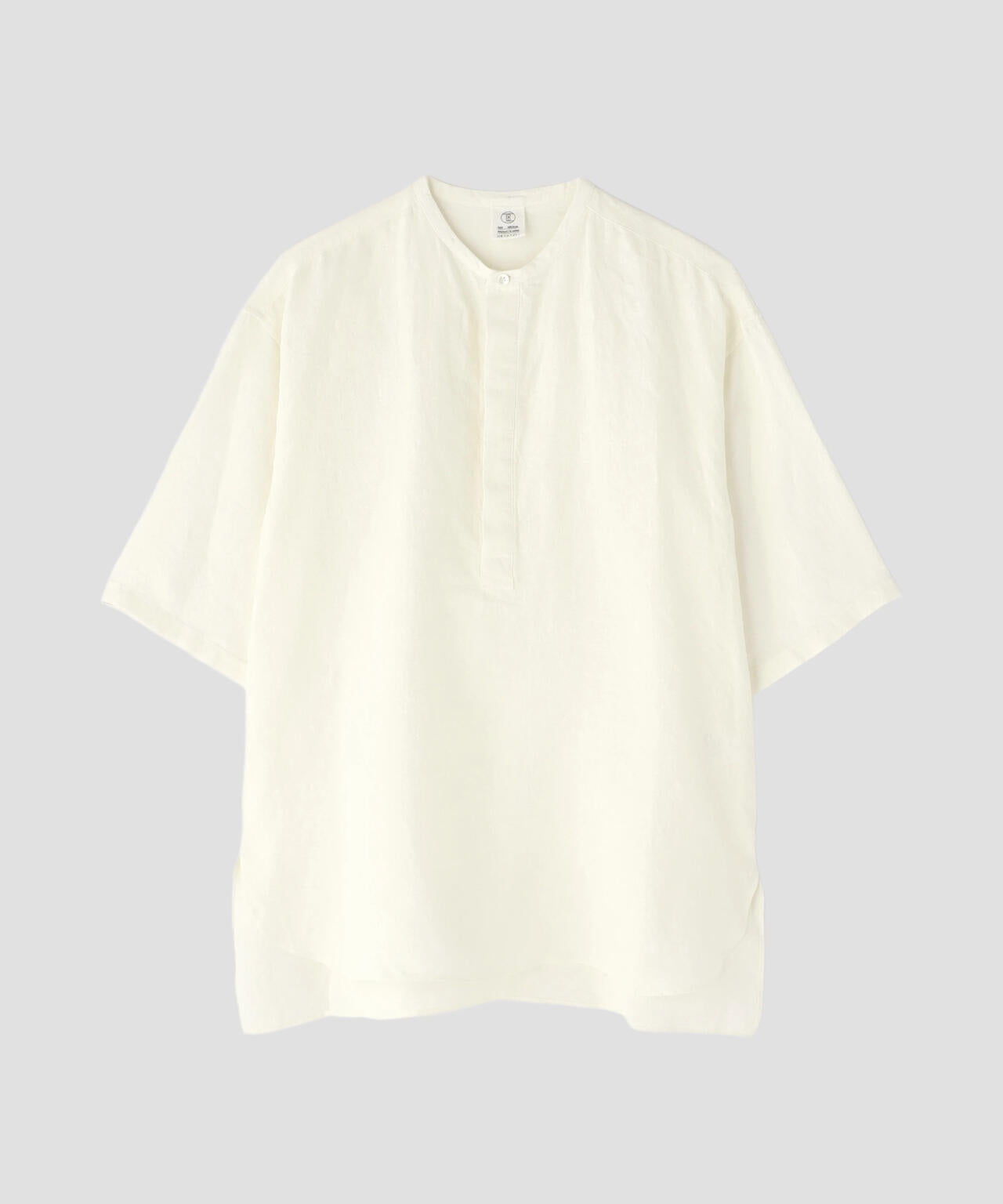 THE LIBRARY / LINEN PULL OVER SHIRT