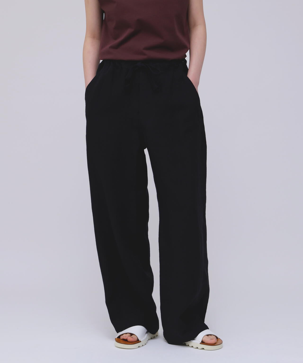 THE LIBRARY / [UNISEX] LINEN EASY TROUSERS
