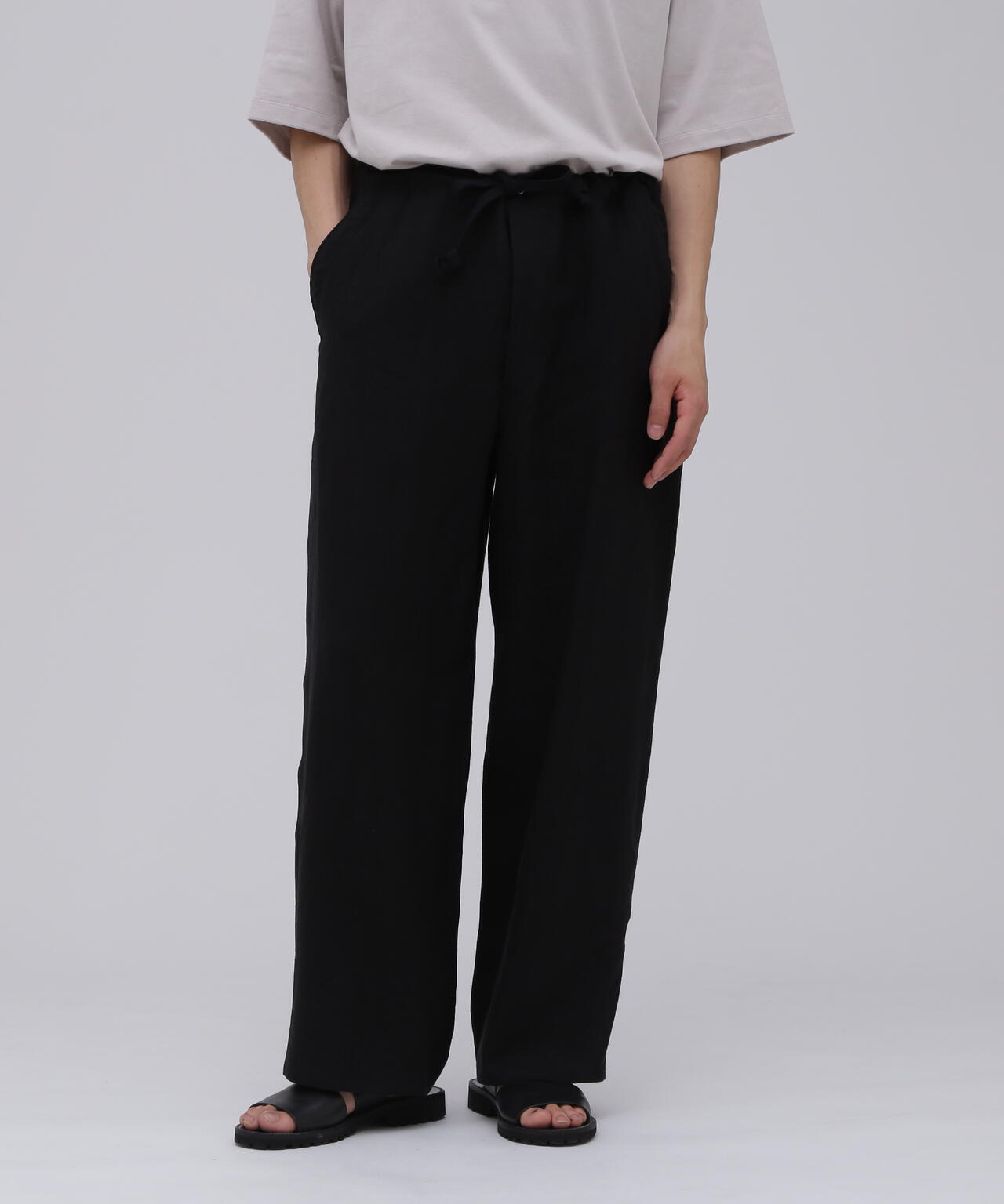 THE LIBRARY / [UNISEX] LINEN EASY TROUSERS